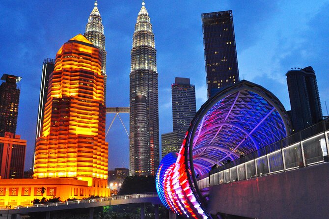 Best of KL at Night – Iconic Sights, Local Life & City Lights - Thean Hou Temple at dusk: the view from a six-tier icon