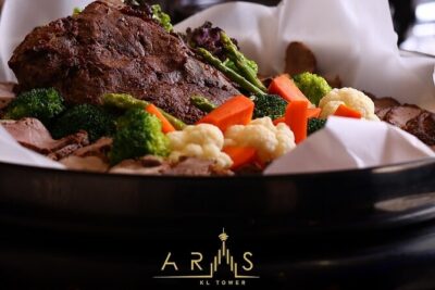 Dining at ORBIT Revolving Restaurant KL Tower with Transfers - ARAS-style buffet counters: what to eat beyond the basics