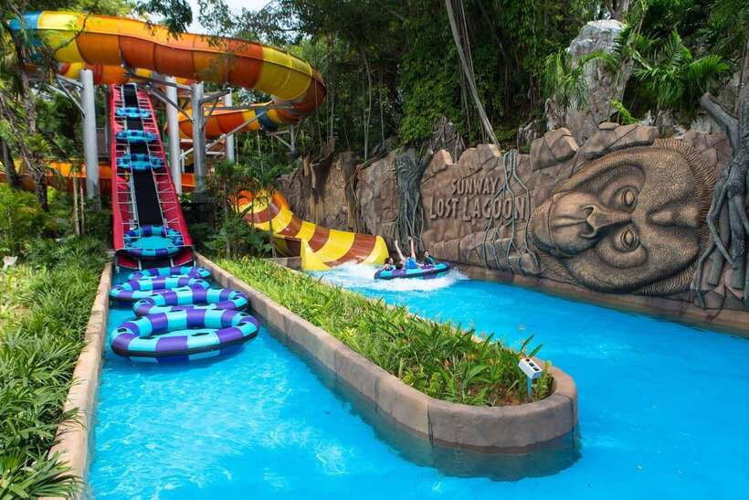 Kuala Lumpur: Sunway Lagoon Theme Park Ticket with Transfer - Nickelodeon Lost Lagoon: family splash play with jungle theming