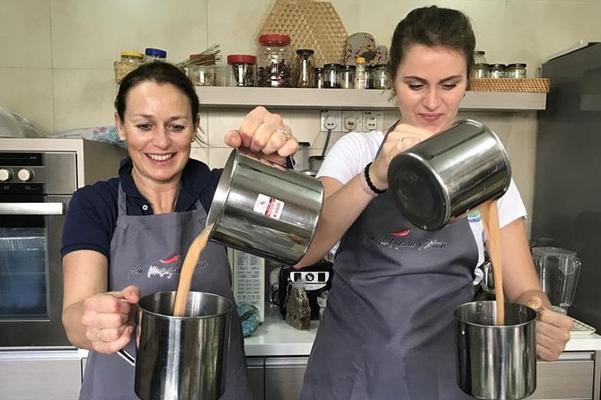 New Malaysian Kitchen Cooking Class and Garden Tour - Flower tea and the garden walk that teaches you the ingredient logic